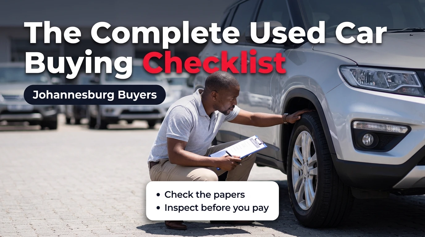 Used car buying checklist for Johannesburg buyers