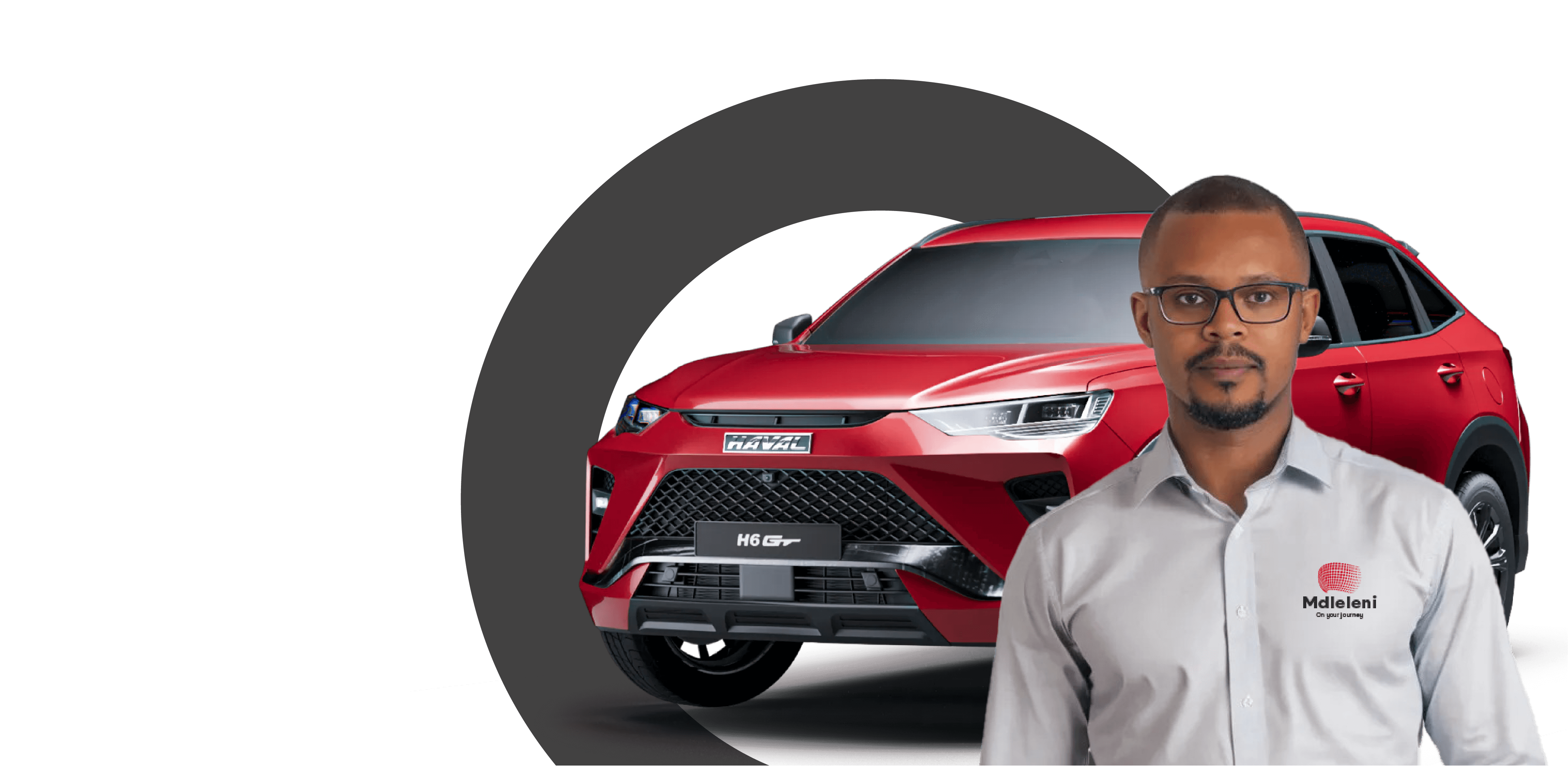 Tembani Mdleleni with a GWM Haval H6